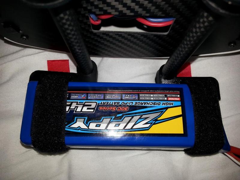 Battery Mount Quanum Spider 700