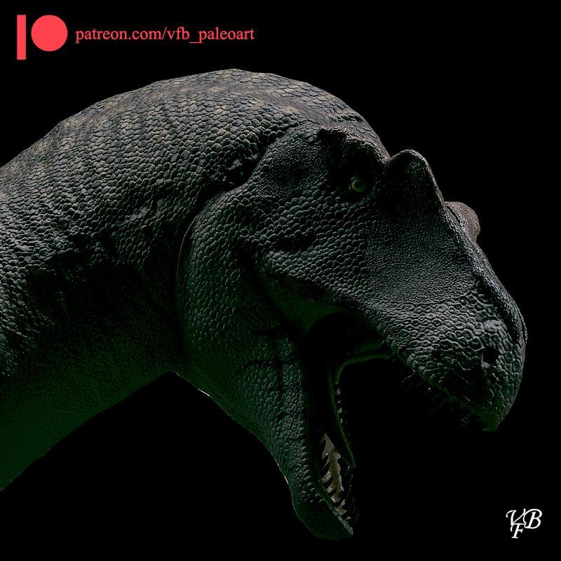 Acrocanthosaurus vs Tenontosaurus diorama