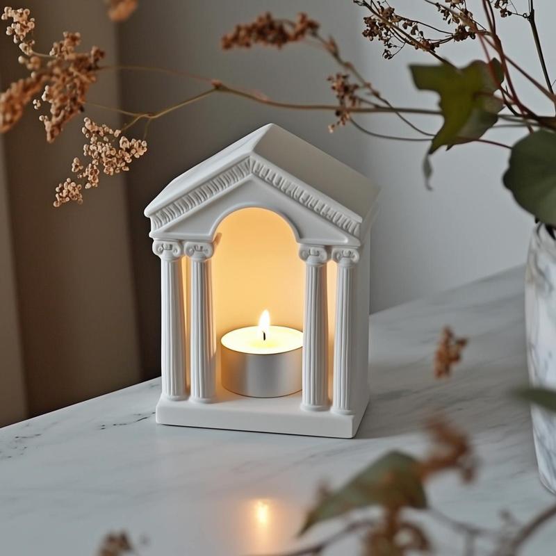 Olympus Tealight Holder – 3D-Printed Candle Shrine