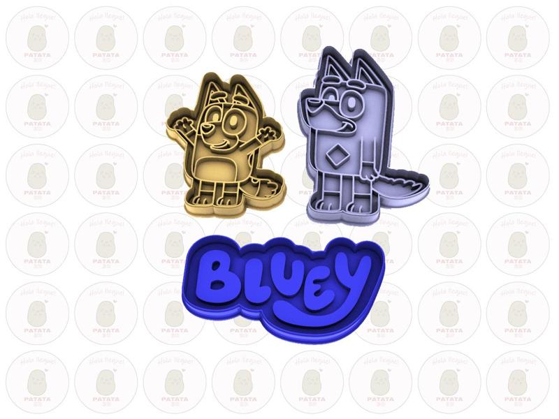 Cortante Galleta - Bluey & Bingo - CORTANTE Y MARCADOR