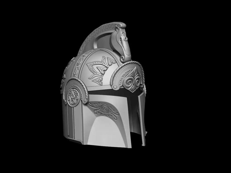 Mandalorian Rohirrim helmet 3d digital download