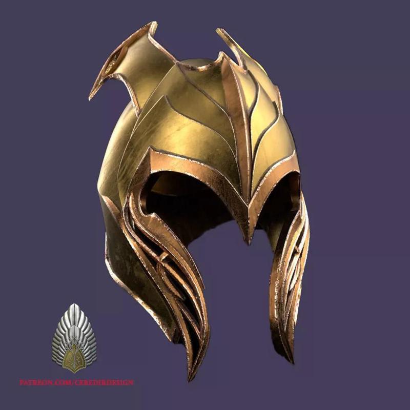 Mirkwood Elven Helmet lord of the rings 3D DIGITAL DOWNLOAD