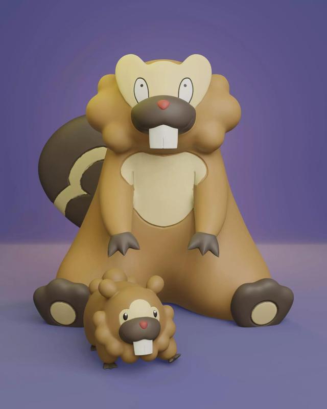 Pokemon - Bidoof and Bibarel
