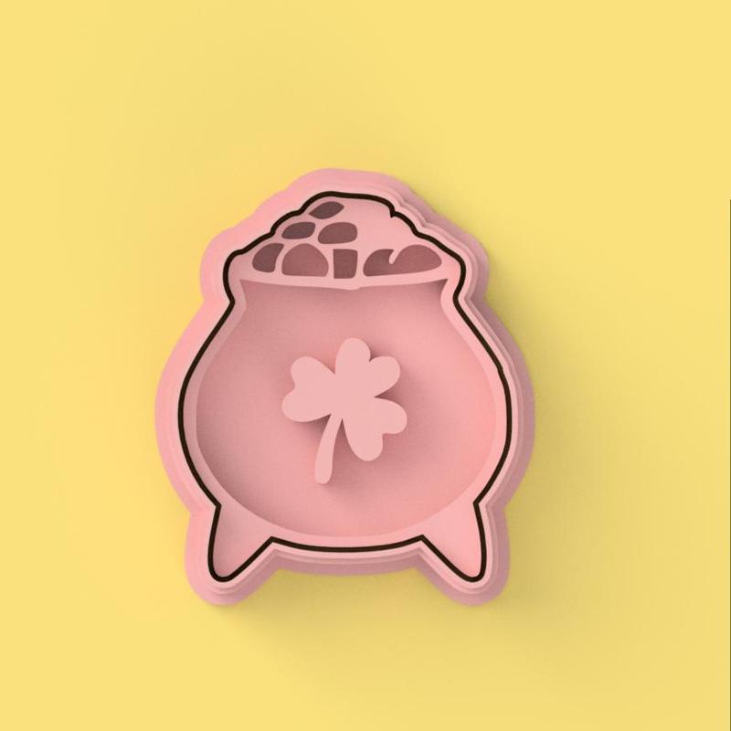 St. Patrick's Pot of Gold Cookie Cutter