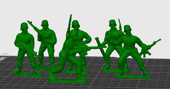 Modern US soldier army men