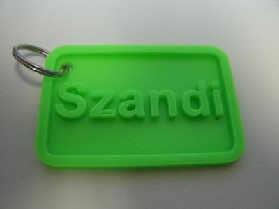 Szandi name tag