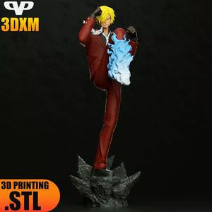 Sanji STL for 3D Printing 3DXM ChibiSTL