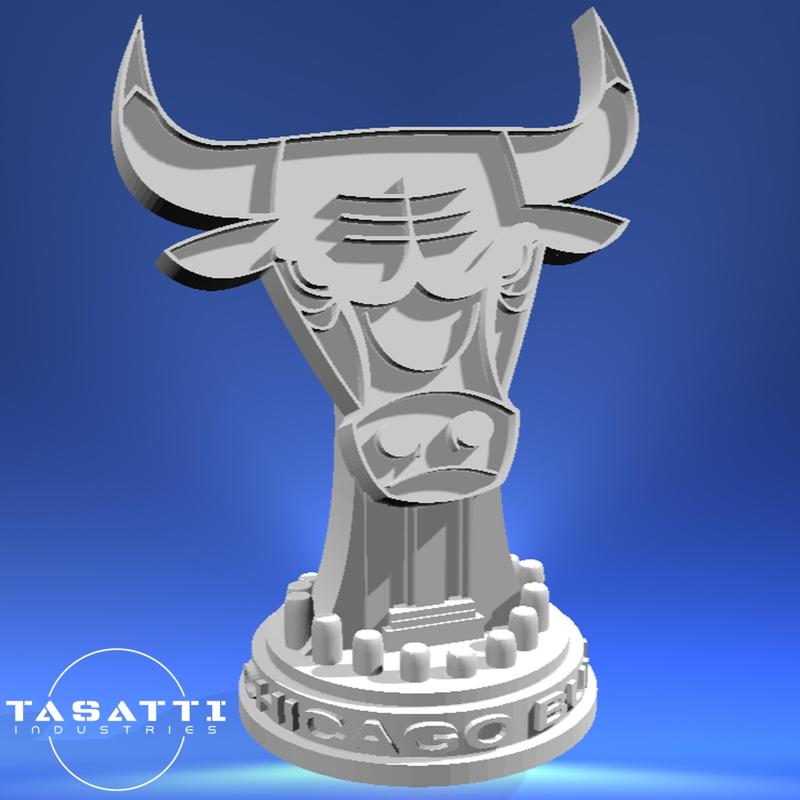 NBA Chicago Bulls Logo Trophy