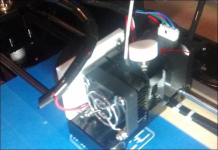 3D Printer Extruder Filament Feeder Button