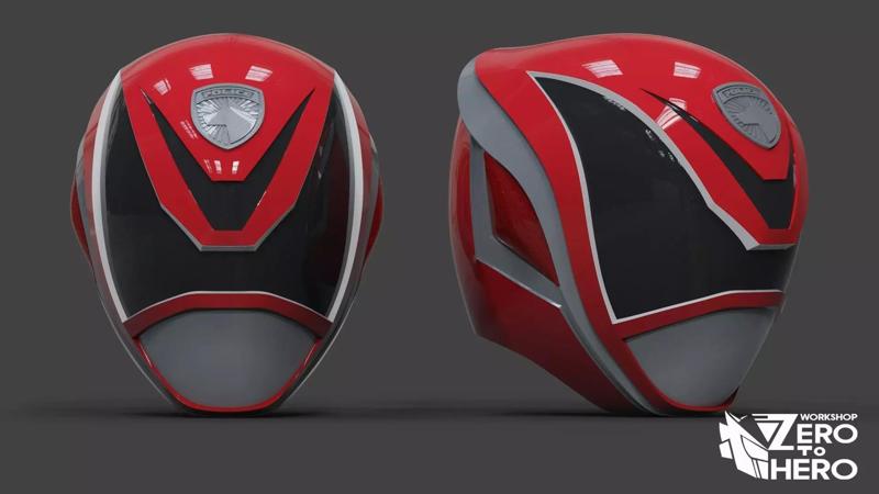 Power Ranger SPD Red Helmet