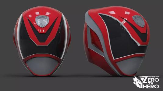 Power Ranger SPD Red Helmet