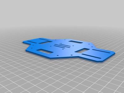 DJI F450 bottom plate - Naze32 Mount (30x30)