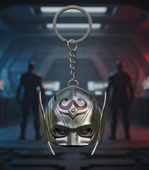 Mighty Thor Mask Keychain - Goddess of Thunder Pose - Marvel - Ready to Print