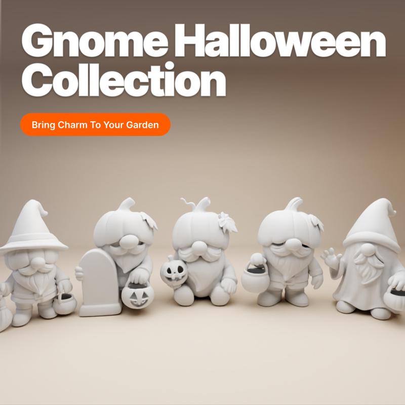 Halloween Gnome Pack – Chibi Figures
