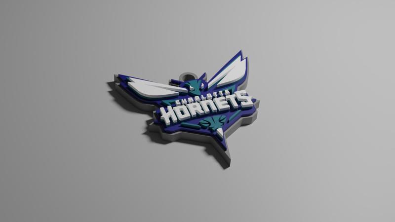 Charlotte Hornets KeyRing