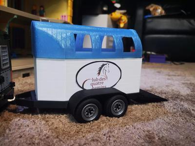 Remorque equestre Playmobil