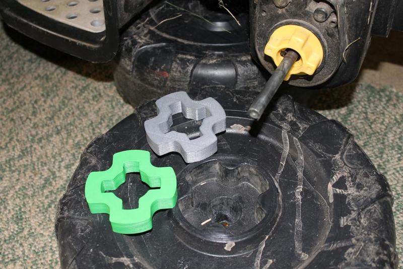 kids ride-on tractor wheel damper/coupler/insert