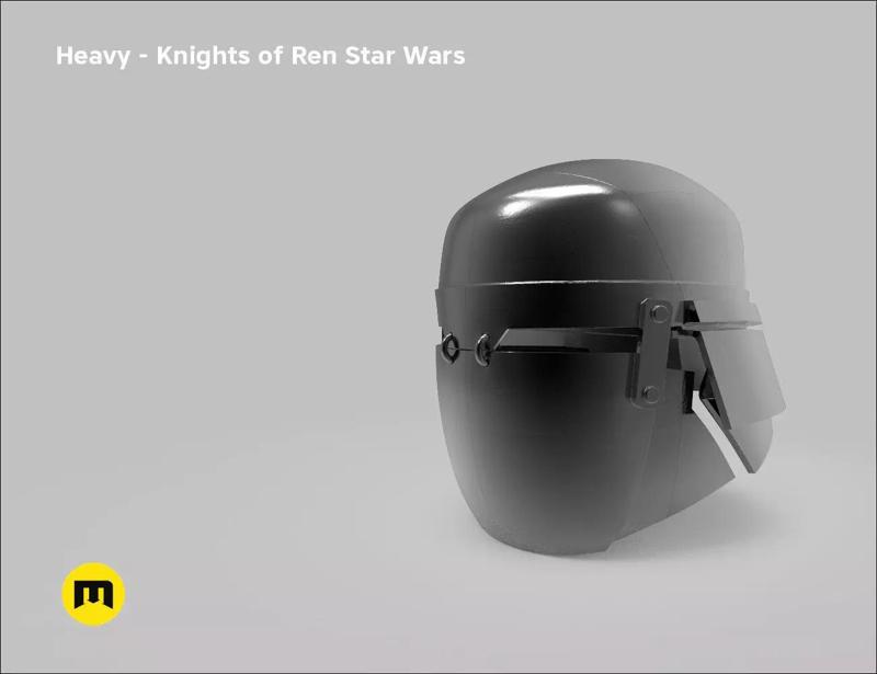 Heavy  helmet - Knights of Ren - Star Wars universe