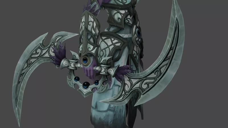 Tyrande Glaive Cosplay 3D Model STL File - World of Warcraft