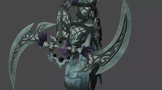 Tyrande Glaive Cosplay 3D Model STL File - World of Warcraft