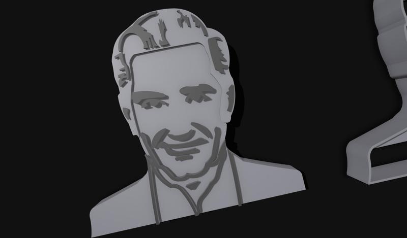 Schitts Creek Jonny Cookie Cutter Stamp, Clay Tool, Art Tool, Baking Utensils, Kitchen Decor, LGBTQ, One Love, Rosebud Motel