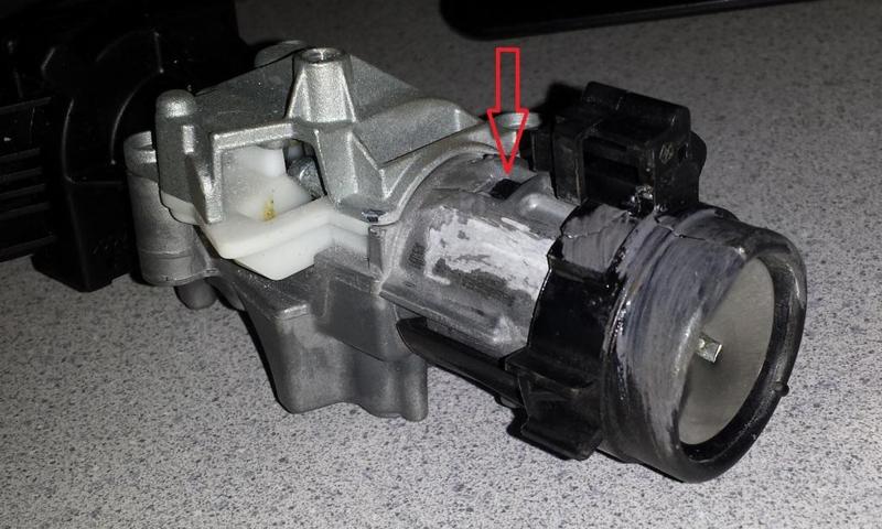 2002 Dodge Caravan ignition catch