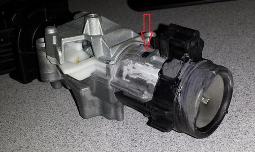 2002 Dodge Caravan ignition catch