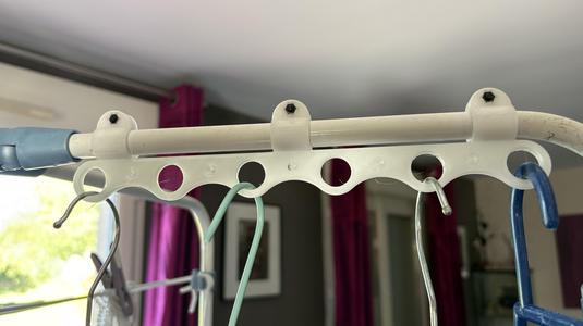 clothes hanger for clothes drying rack