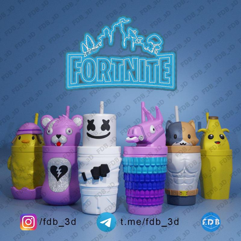 FORTNITE MILKSHAKE CUP / PACK X 6