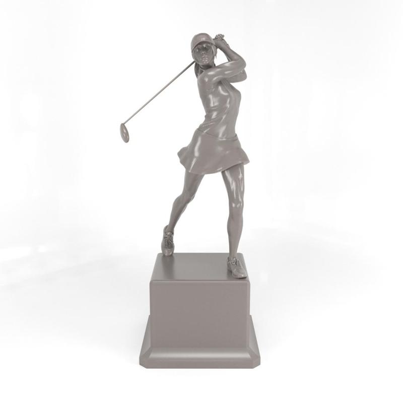 AWARD TROPHY GOLF GIRL