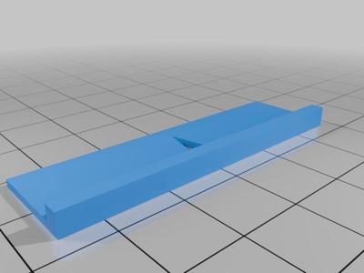 Mortise routing template for Keenkee 2" brass hinge