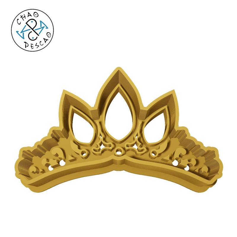 Crown - Tangled - Cookie Cutter - Fondant