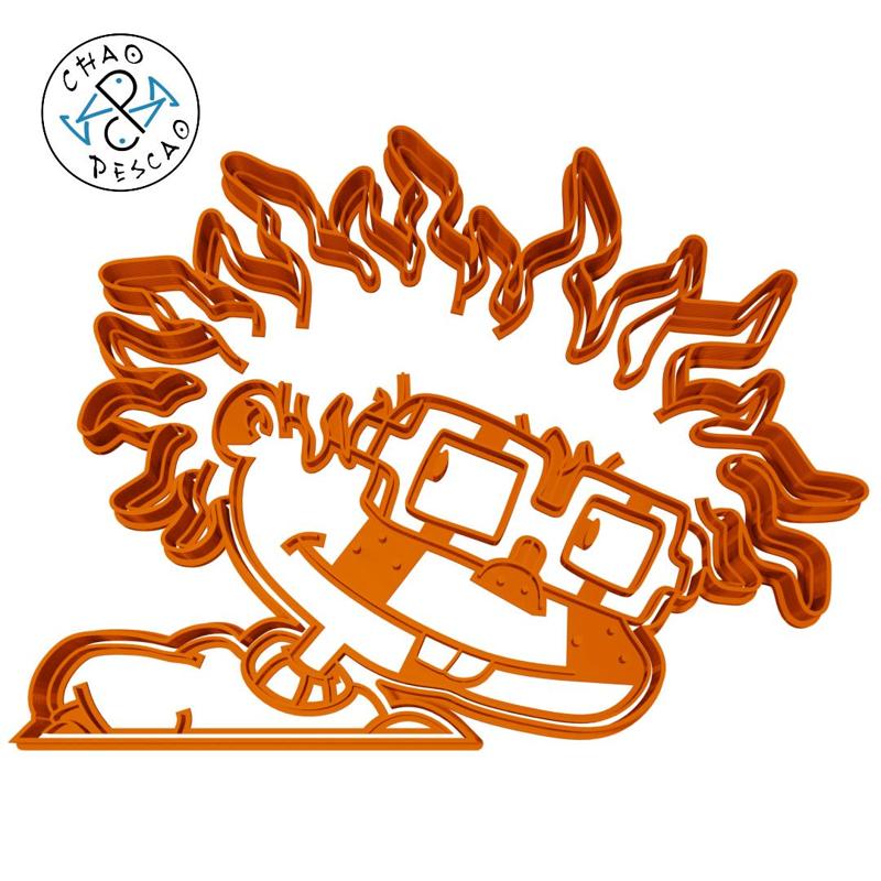 Chuckie Finster - Rugrats - Cookie Cutter - Fondant - Polymer Clay