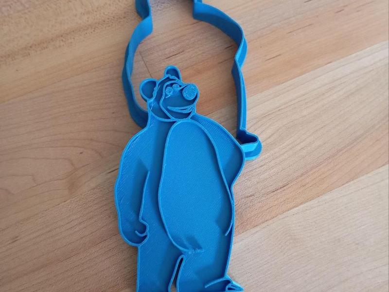 Cookie cutter Orso dal cartone Masha and the Bear