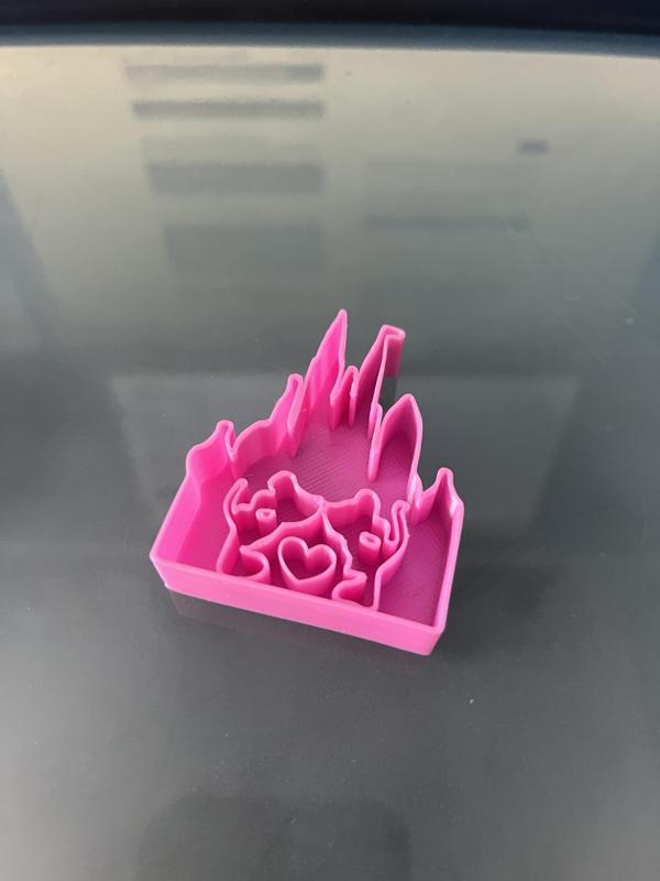 Disney castle cookie cutter with Minnie and Mickey