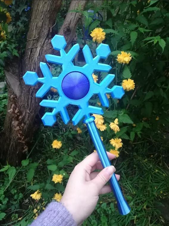 Snowflake wand - Animal crossing - easy print