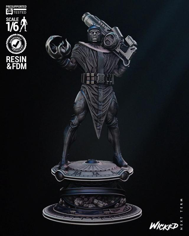 Wicked Marvel Kang Sculpture Tested for 3D printing