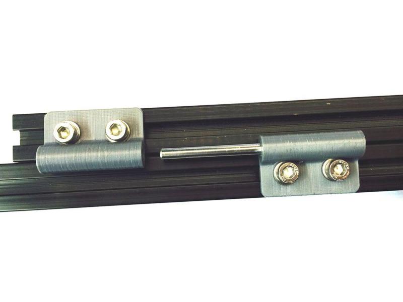 Hinge for 20mm T-Slot Extrusions