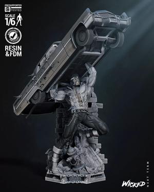 Wicked Marvel Luke Cage Sculpture Tested for 3D printing