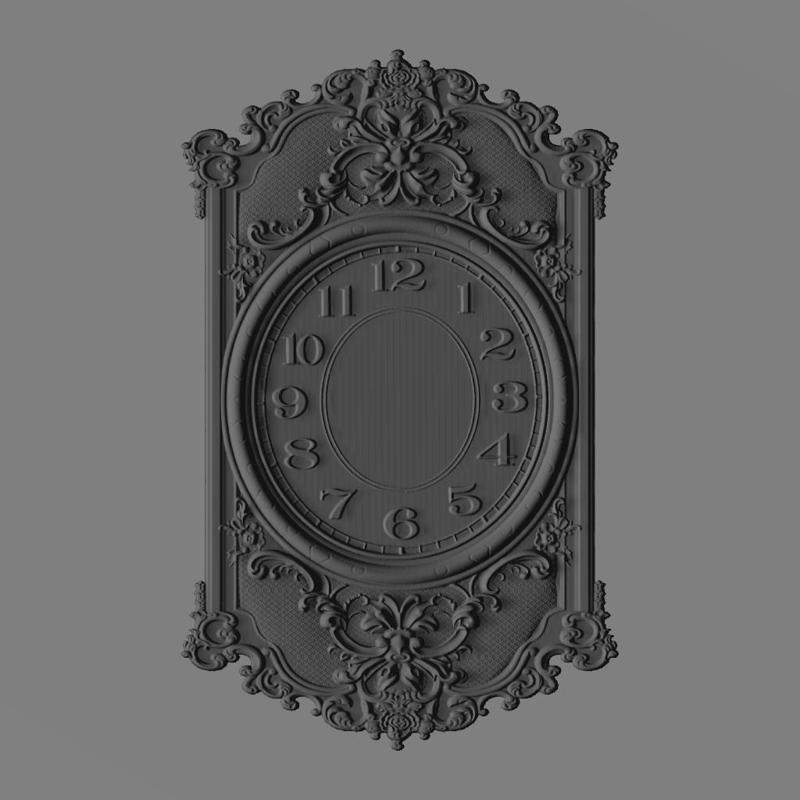 clock281c stl cnc design