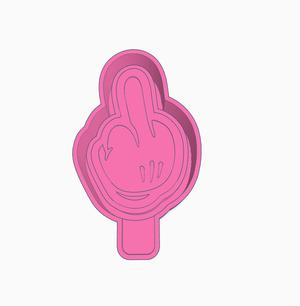 Middle Finger Mold Housing STL