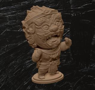 Hanuman Ghibli style