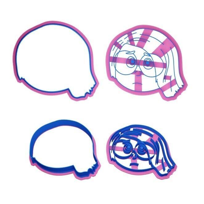 SADNESS INSIDEOUT DISNEY COOKIE CUTTER AND STAMP KIDS