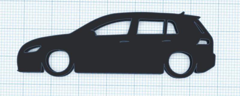 Volkswagen Golf MK7 Silhouette