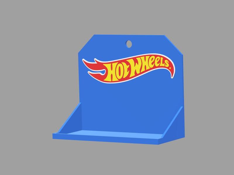 Hot Wheels toy car wall bracket