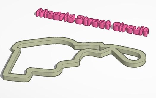 Track Map Madrid F1 Circuit