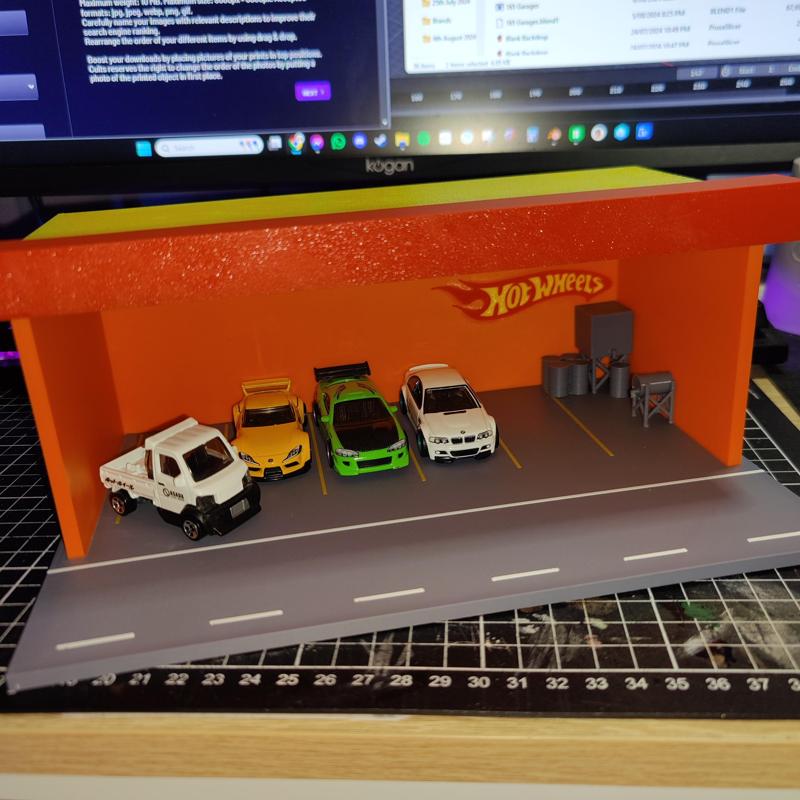 164 Garage Hotwheels - 1:64 Scale