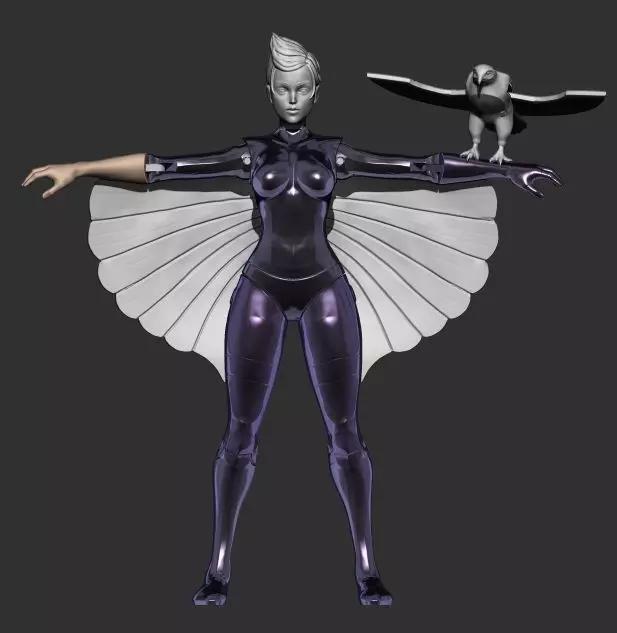 Hawkeye - Articulated 3D Printable Figure