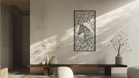 Geometric Horse Wall Art Digital File