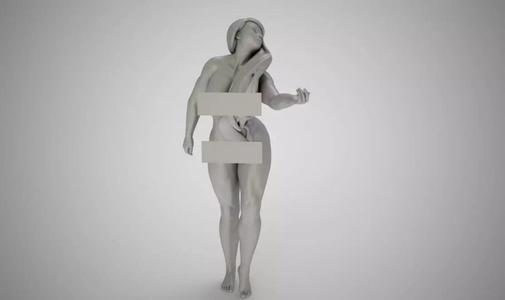 Histrionics woman holding box